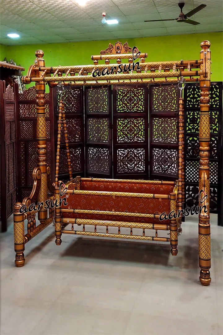 2 in 1 Indoor Jhula Swing & Palna Cradle view 3