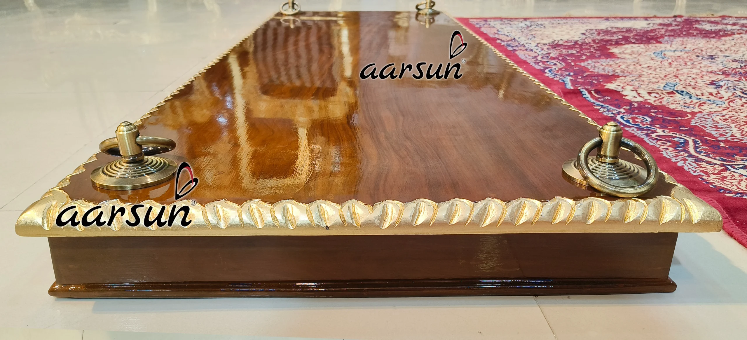 4×2 feet Zhula Seat with Brass Chain view 8
