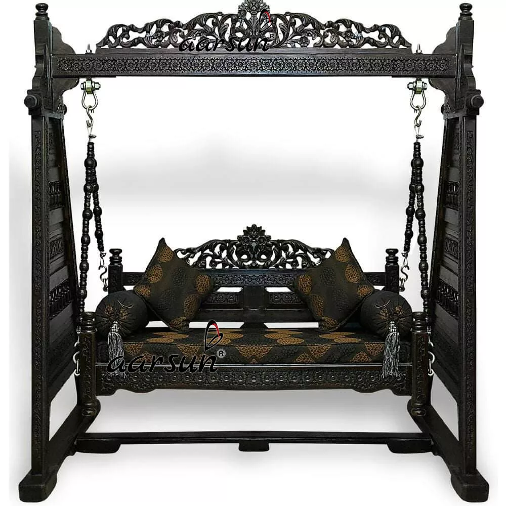 Dark Finish Jhoola for Indoor