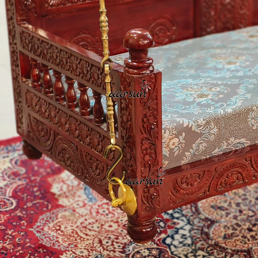 Handcarved Ceiling Swing Seat view 5