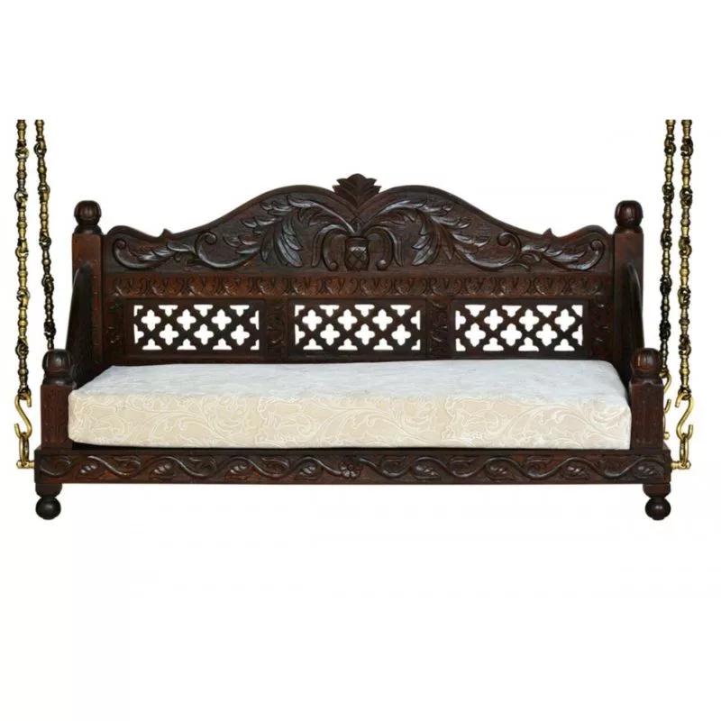 Traditional Wooden Swing / Jhoola for Indoor view 5