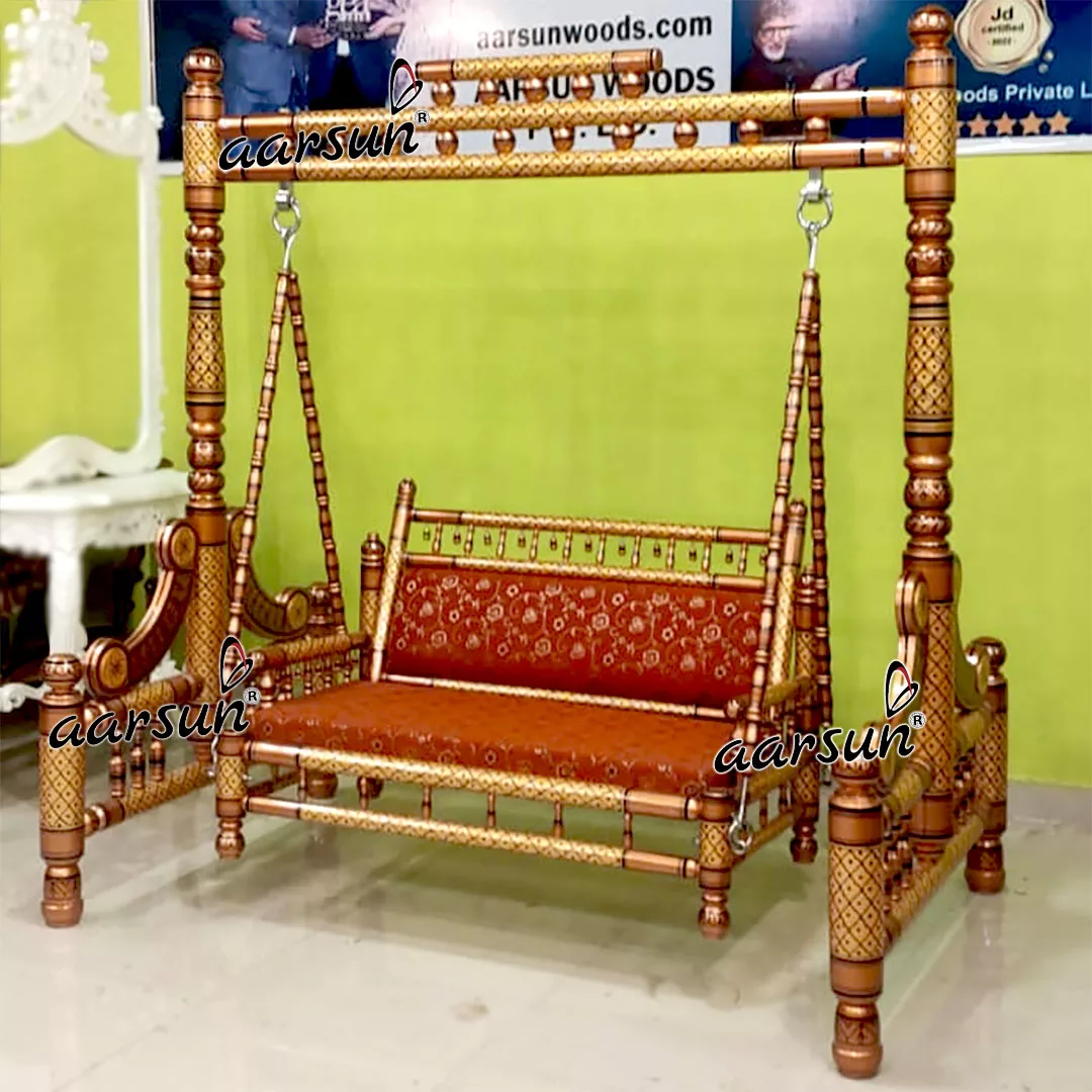 Wooden Sankheda Jhula Indoor view 3